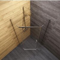 Душевой уголок Triton Дека-Блэк 90x90 (хром, без поддона) - Превью изображения №7 — Интернет-магазин Time-Shop