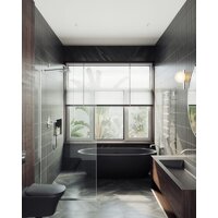 Душевая стенка MaybahGlass 195x89 MGD-689-5у (прозрачное стекло/хром матовый) - Превью изображения №5 — Интернет-магазин Time-Shop