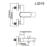Смеситель Ledeme L3010 - Превью изображения №7 — Интернет-магазин Time-Shop