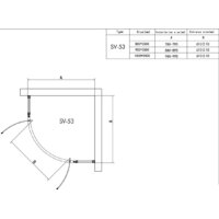 Душевой уголок RGW SV-53B 90х90 - Превью изображения №4 — Интернет-магазин Time-Shop