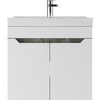  Айсберг Тумба под умывальник Енисей 60 Мечта без ящика подвесная (бетон) - Превью изображения №2 — Интернет-магазин Time-Shop