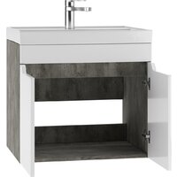  Айсберг Тумба под умывальник Енисей 60 Мечта без ящика подвесная (бетон) - Превью изображения №3 — Интернет-магазин Time-Shop