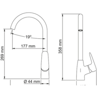 Смеситель Wasserkraft Vils 5607 - Превью изображения №2 — Интернет-магазин Time-Shop