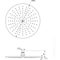 Верхний душ Ideal Standard Idealrain A5803XG - Превью изображения №6 — Интернет-магазин Time-Shop