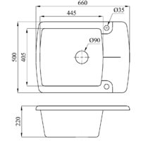Кухонная мойка БелЭворс Flexi L (черный) - Превью изображения №3 — Интернет-магазин Time-Shop