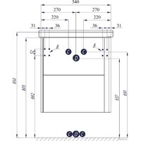  Аква Тумба под умывальник Смайл ТС-5.02.2.00.600.212 - Превью изображения №3 — Интернет-магазин Time-Shop