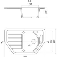 Кухонная мойка Gerhans E08 (терракот) - Превью изображения №2 — Интернет-магазин Time-Shop