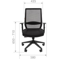 Офисное кресло CHAIRMAN 555 LT (черный) - Превью изображения №4 — Интернет-магазин Time-Shop