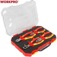 Набор пассатижей Workpro WP204703 (4 предмета) - Превью изображения №2 — Интернет-магазин Time-Shop