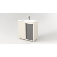  Дабер Тумба под умывальник 013 Тобага/Эридан 80 Т13.8Т.0.19 (бежевый/серый) - Превью изображения №3 — Интернет-магазин Time-Shop