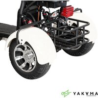 Электроскутер Yakama AP-H0003G (черный) - Превью изображения №4 — Интернет-магазин Time-Shop