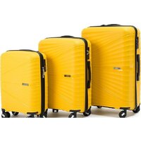 Чемодан-спиннер Pride PP-9702 (M, желтый) - Превью изображения №11 — Интернет-магазин Time-Shop