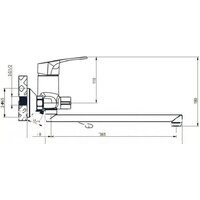 Смеситель Voda Lucky LY 31 - Превью изображения №2 — Интернет-магазин Time-Shop