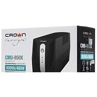 Источник бесперебойного питания CrownMicro CMU-850X Euro - Превью изображения №3 — Интернет-магазин Time-Shop