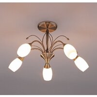 Люстра средней высоты Евросвет Ginevra 30280/5 античная бронза - Превью изображения №2 — Интернет-магазин Time-Shop