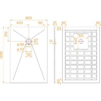 Душевой поддон RGW Stone Tray-G 14152812-02-11 - Превью изображения №5 — Интернет-магазин Time-Shop