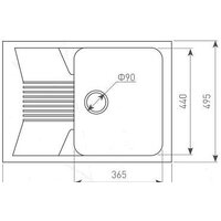 Кухонная мойка Zigmund & Shtain Klassisch 695 (молодое шампанское) - Превью изображения №3 — Интернет-магазин Time-Shop