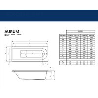 Ванна Excellent Aurum 180x80 (без ножек) - Превью изображения №6 — Интернет-магазин Time-Shop