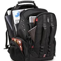 Городской рюкзак Bange BG1901 (черный) - Превью изображения №7 — Интернет-магазин Time-Shop