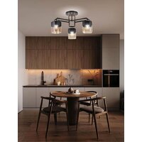 Люстра средней высоты Aitin Pro НПБ 02-3x60-101 M225B/3 (черный) - Превью изображения №5 — Интернет-магазин Time-Shop
