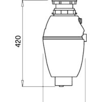 Измельчитель пищевых отходов Elleci Model 750 TOP - Превью изображения №2 — Интернет-магазин Time-Shop