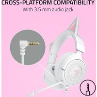 Наушники Razer Kraken Kitty V3 X Pro (белый) - Превью изображения №9 — Интернет-магазин Time-Shop