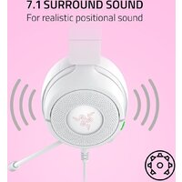 Наушники Razer Kraken Kitty V3 X Pro (белый) - Превью изображения №6 — Интернет-магазин Time-Shop