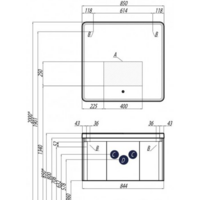  Акватон Зеркало Шерилл 85 1A210302SH010 - Превью изображения №2 — Интернет-магазин Time-Shop
