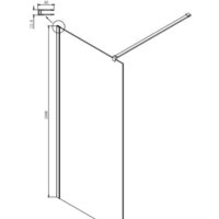 Душевая стенка Ambassador Walk-in 15031111 110 - Превью изображения №7 — Интернет-магазин Time-Shop