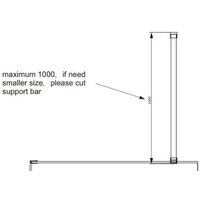 Душевая стенка Ambassador Walk-in 15031111 110 - Превью изображения №8 — Интернет-магазин Time-Shop