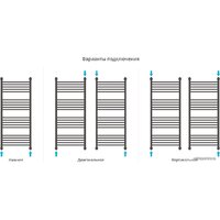 Полотенцесушитель Сунержа Богема с полкой+ 1200x500 00-0223-1250 - Превью изображения №4 — Интернет-магазин Time-Shop