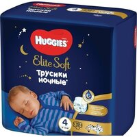 Трусики-подгузники Huggies Elite Soft Overnites 4 (19 шт) - Превью изображения №2 — Интернет-магазин Time-Shop