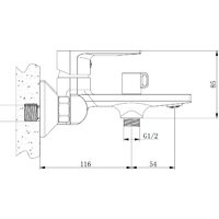Смеситель Lauter Reef 21CK6678BS - Превью изображения №2 — Интернет-магазин Time-Shop