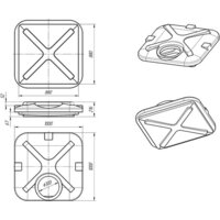 Бак ЭкоПром Rostok 110 л - Превью изображения №2 — Интернет-магазин Time-Shop