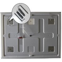  Пекам Зеркало Greta 100x60 greta-100x60spcl (с подогревом, подсветкой, сенсором на прикосновение и часами) - Превью изображения №17 — Интернет-магазин Time-Shop