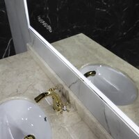  Пекам Зеркало Greta 100x60 greta-100x60spcl (с подогревом, подсветкой, сенсором на прикосновение и часами) - Превью изображения №9 — Интернет-магазин Time-Shop