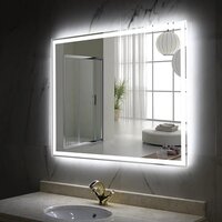  Пекам Зеркало Greta 100x60 greta-100x60spcl (с подогревом, подсветкой, сенсором на прикосновение и часами) - Превью изображения №5 — Интернет-магазин Time-Shop