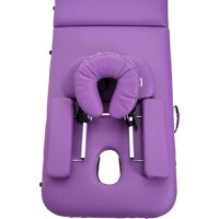 Массажный стол Atlas Sport складной 2-с 60 см деревянный (фиолетовый) - Превью изображения №3 — Интернет-магазин Time-Shop