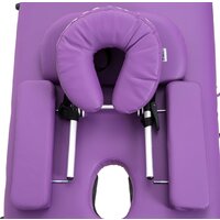 Массажный стол Atlas Sport складной 2-с 60 см деревянный (фиолетовый) - Превью изображения №4 — Интернет-магазин Time-Shop