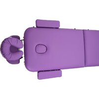 Массажный стол Atlas Sport складной 2-с 60 см деревянный (фиолетовый) - Превью изображения №2 — Интернет-магазин Time-Shop