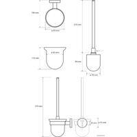 Ершик для унитаза Bemeta White 104113014 - Превью изображения №2 — Интернет-магазин Time-Shop