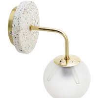 Бра Bergenson Bjorn Skum BB0000170 (белый/золото) - Превью изображения №2 — Интернет-магазин Time-Shop