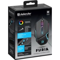Игровая мышь Defender Furia GM-543 (черный) - Превью изображения №4 — Интернет-магазин Time-Shop