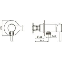 Гигиенический душ Grocenberg GB001 (никель) - Превью изображения №12 — Интернет-магазин Time-Shop