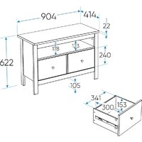 Тумба Mio Tesoro Сага 2.08.03.080.4 (серый) - Превью изображения №7 — Интернет-магазин Time-Shop
