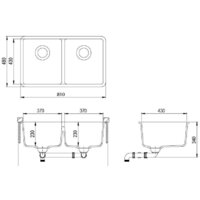 Кухонная мойка Aquasanita Arca SQA200601 (черный металлик) - Превью изображения №3 — Интернет-магазин Time-Shop