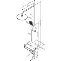Душевая система  AM.PM X-Joy F0785A700 - Превью изображения №13 — Интернет-магазин Time-Shop