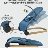 Шезлонг Amarobaby Baby relax AB22-25BR/19 (голубой) - Превью изображения №10 — Интернет-магазин Time-Shop
