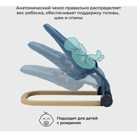 Шезлонг Amarobaby Baby relax AB22-25BR/19 (голубой) - Превью изображения №14 — Интернет-магазин Time-Shop