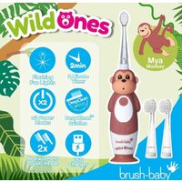 Электрическая зубная щетка Brush-Baby WildOnes Monkey - Превью изображения №3 — Интернет-магазин Time-Shop